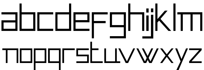 AMOceanus Font LOWERCASE