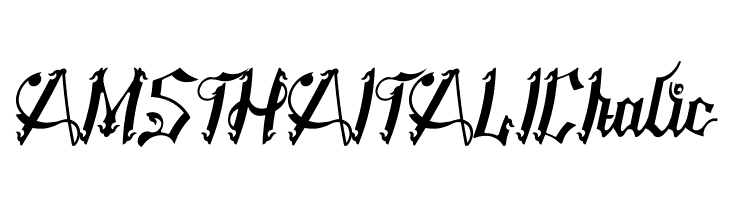 AMSTHA ITALIC Italic  Frei Schriftart Herunterladen