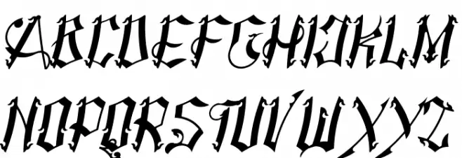 AMSTHA ITALIC Italic 字体 大写