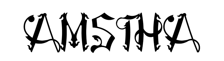AMSTHA  font caratteri gratis