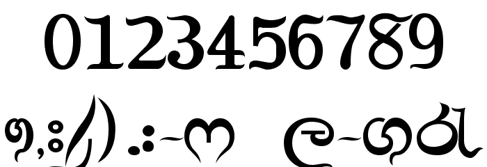 AMS_Ajith Font OTHER CHARS