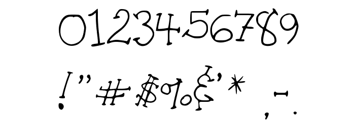 AMToon Font OTHER CHARS