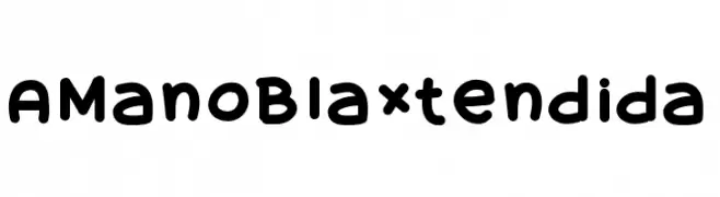 AManoBlaxtendida  baixar fontes gratis