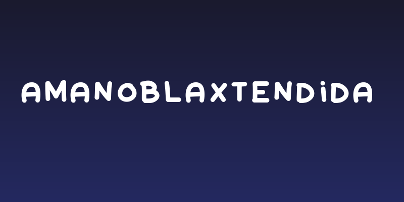 AManoBlaxtendida Social Header