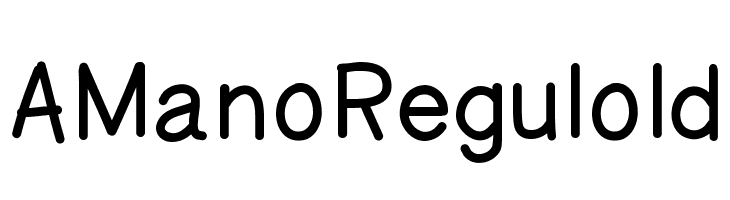 AManoRegulold Font