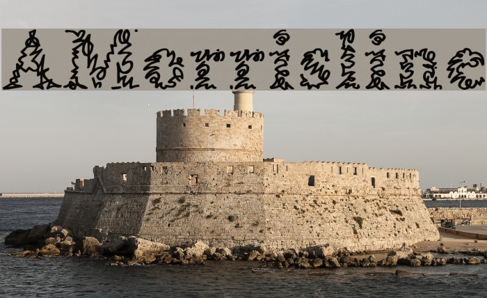 AMorrisline Font examples