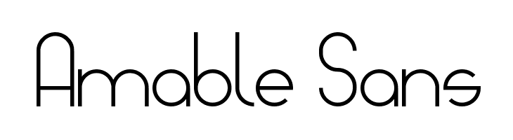 Amable Sans  font caratteri gratis