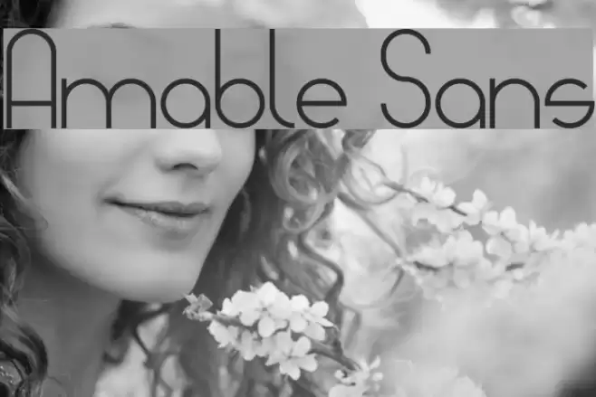 Amable Sans Font examples