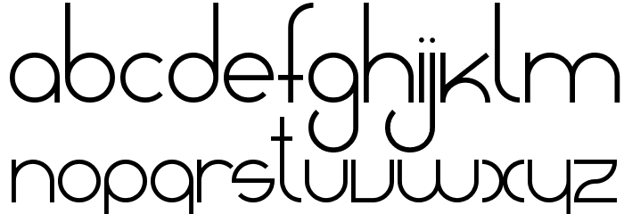 Amable Sans Font LOWERCASE
