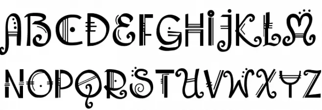 Amadeus Regular フォント 大文字