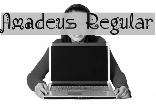 Amadeus Regular Font examples
