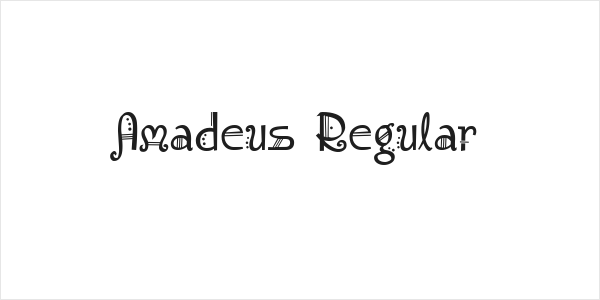Amadeus Regular Logo