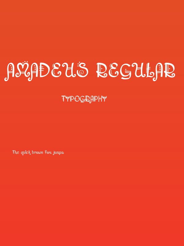 Amadeus Regular Poster