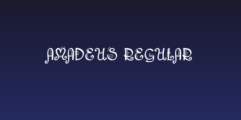Amadeus Regular Social Header