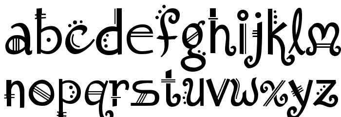 Amadeus Regular Font Litere mici