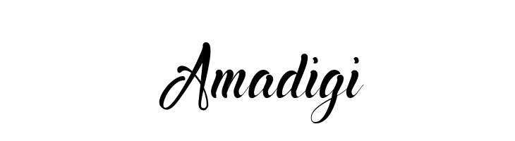 Amadigi  免费字体下载