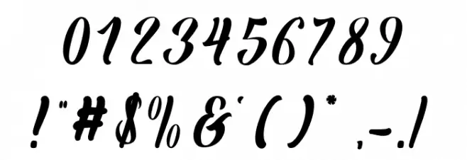 Amadigi Font OTHER CHARS