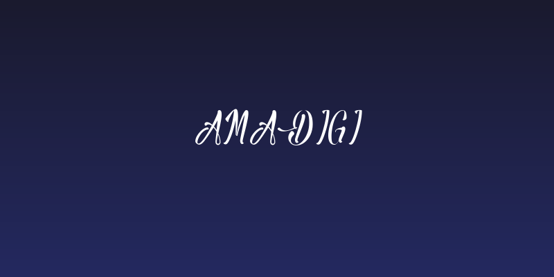 Amadigi Social Header