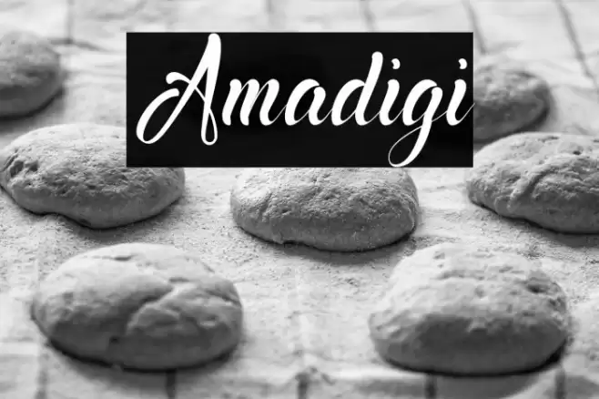 Amadigi Font examples