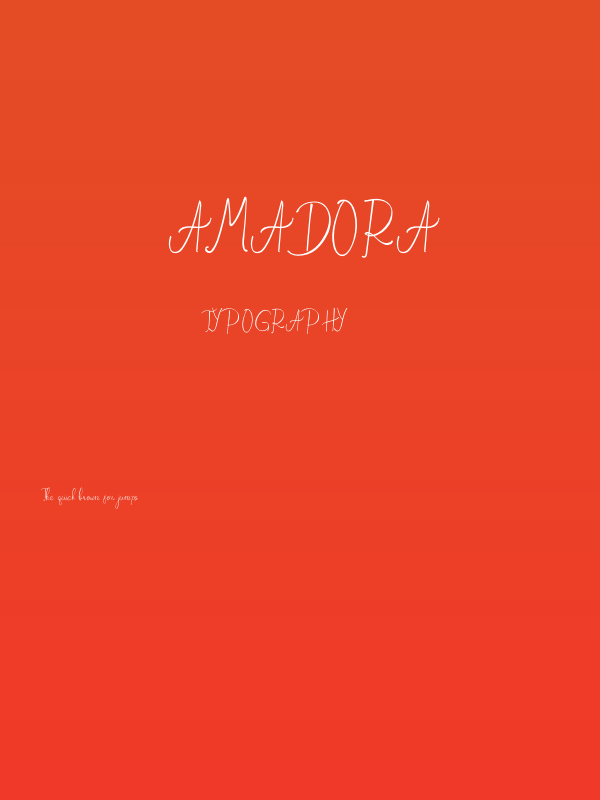 Amadora Poster