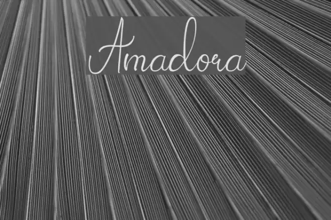 Amadora Font examples