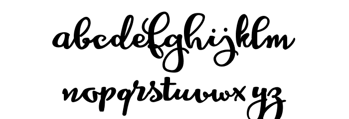 Amagh Demo Font LOWERCASE