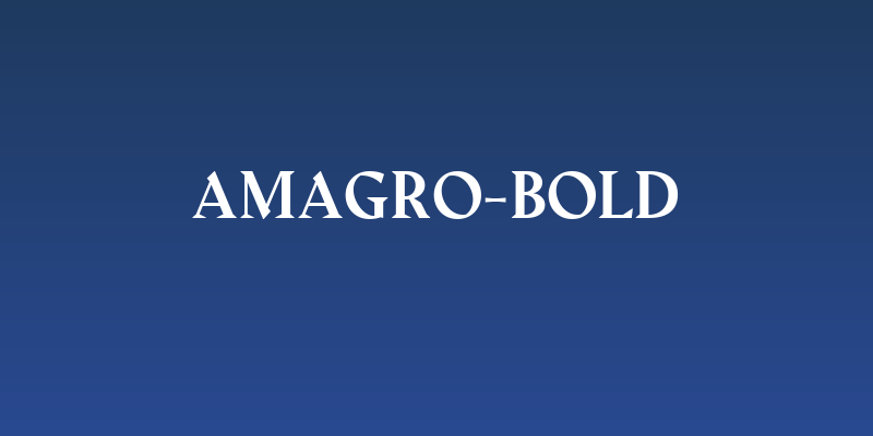 Amagro-bold Social Header