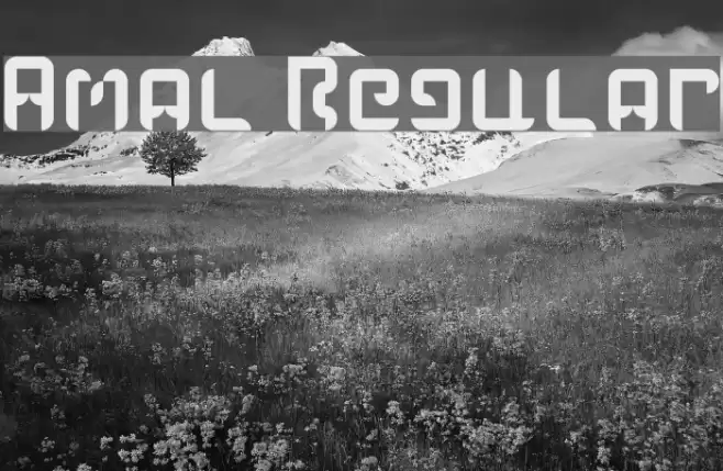 Amal Regular Font examples