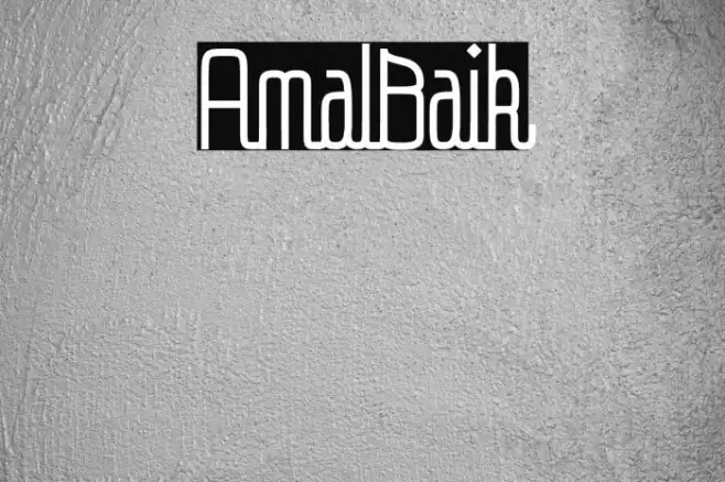 AmalBaik Caratteri examples