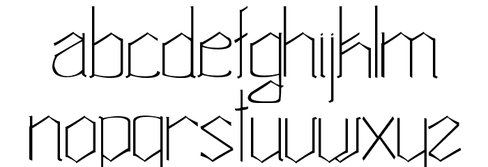 Amalasuntha Font LOWERCASE