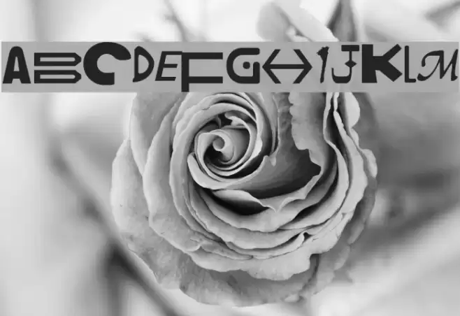 Amalgam Font examples