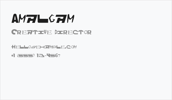 Amalgam Business Card
