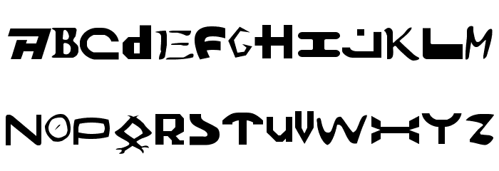 Amalgam Font LOWERCASE