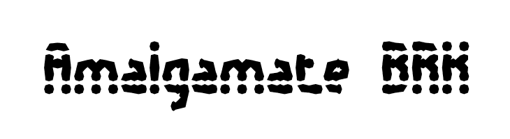 Amalgamate BRK  免费字体下载