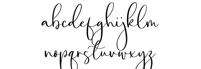 Amalia Salvatore Font LOWERCASE