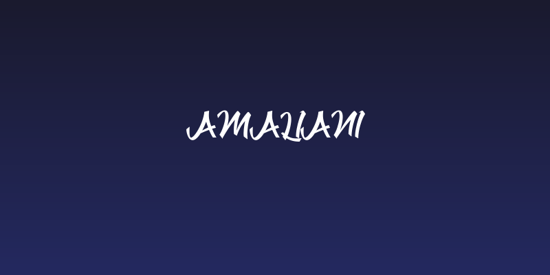 Amaliani Social Header