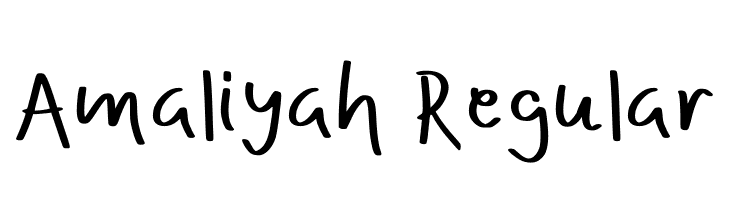 Amaliyah Regular  免费字体下载