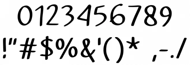 Amaliyah Regular Font OTHER CHARS