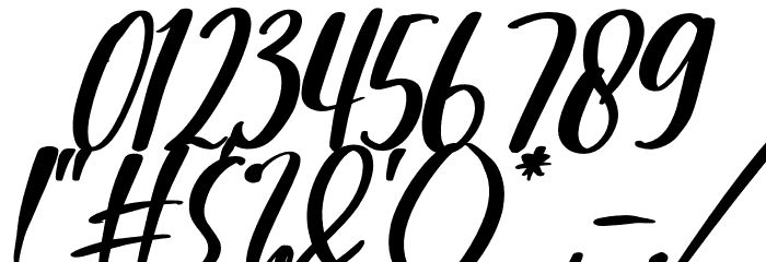 Amallia and Ronaldo Italic Font OTHER CHARS