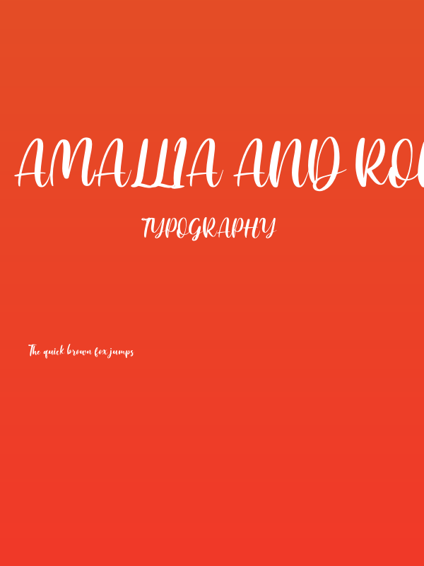 Amallia and Ronaldo Poster