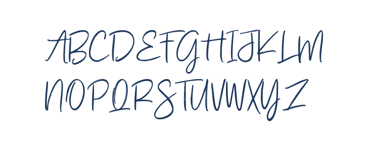 Amallinda Script Uppercase