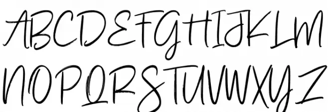 Amallinda Script Schriftart Gro&szlig;