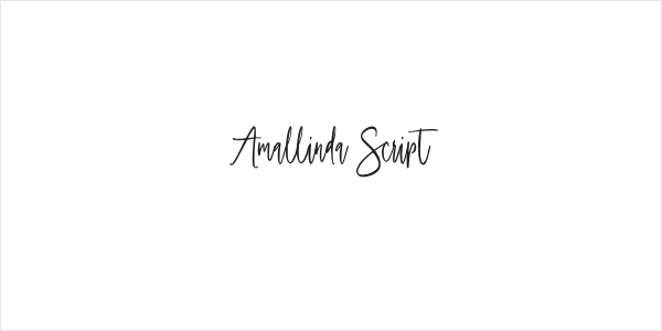 Amallinda Script Logo