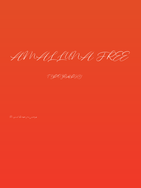 Amalluna FREE Poster