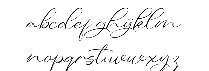 Amalluna FREE Font LOWERCASE