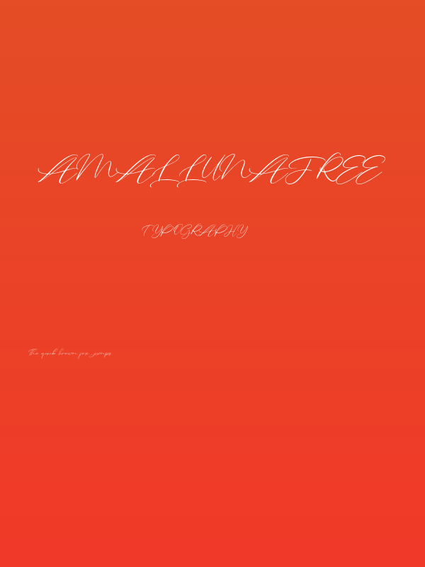 AmallunaFREE Poster