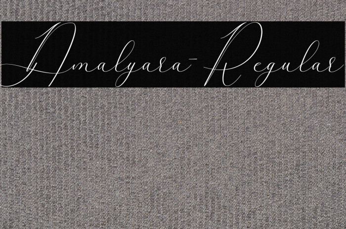 Amalyara-Regular Example 1