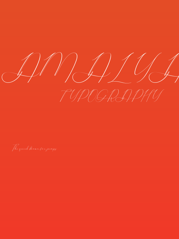 Amalyara-Regular Poster