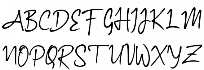Amanah_Guru & Schriftart Groß