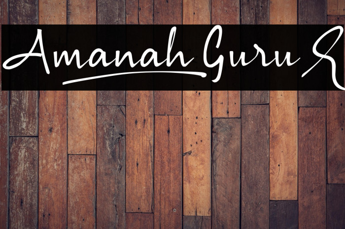 Amanah_Guru & Example 1